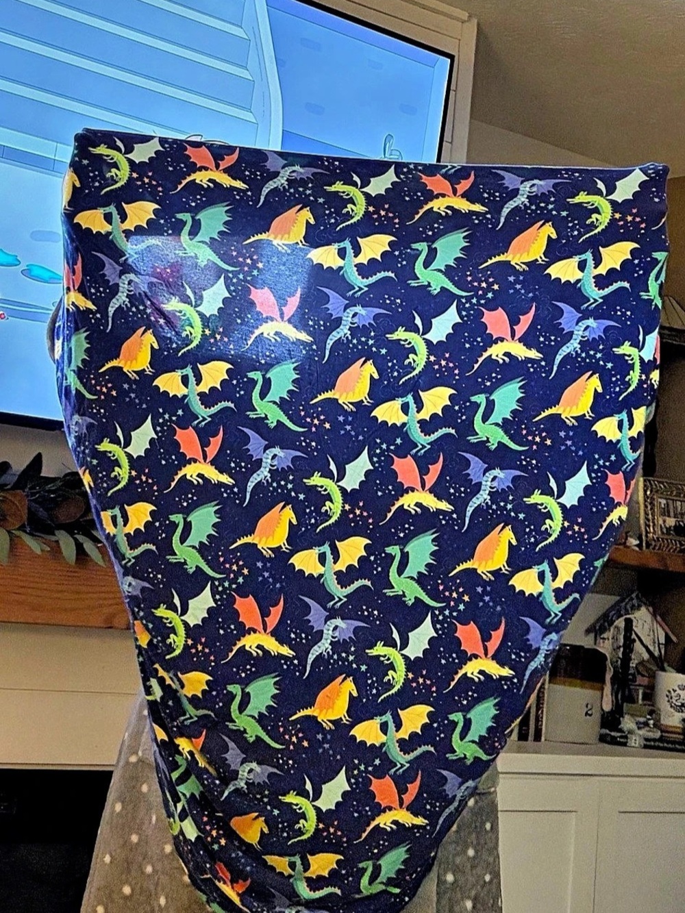 Little Sleepies Galaxy Dragon Fitted Crib Sheet
